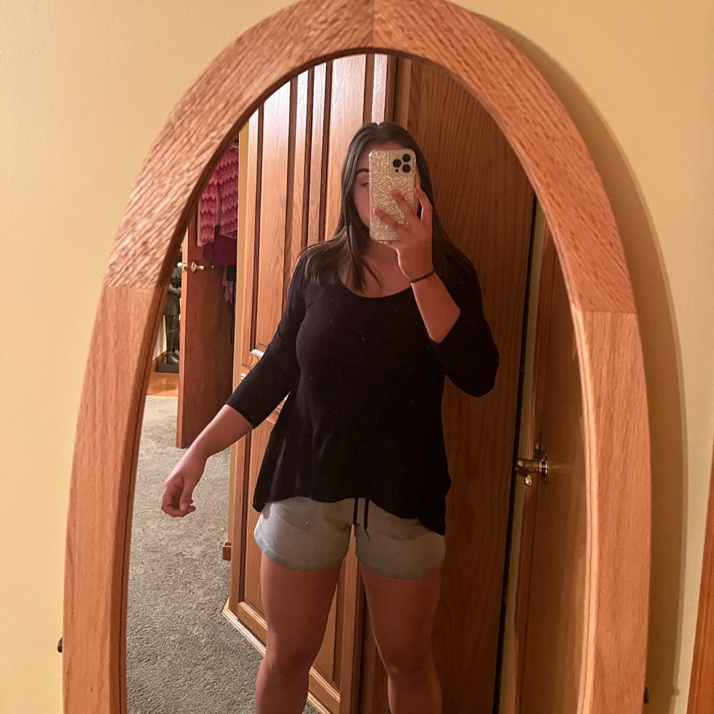 Retro 3/4 Sleeve Sweater